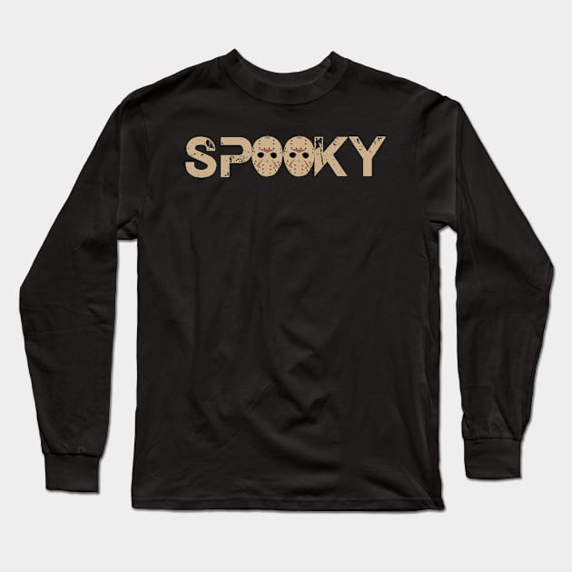 spooky jason Long Sleeve T-Shirt by awesomeniemeier